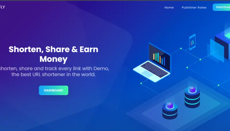 Adlinkfly Blue Dark Theme